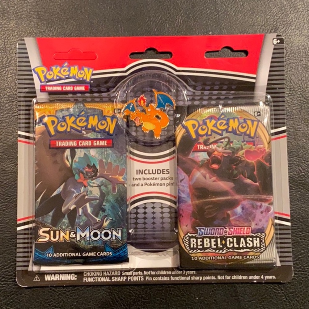 Sun and Moon/Rebel Clash collector pin set